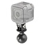 RAM MOUNTS GoPro Kamera-Adapter mit B-Kugel Ø 25,4 mm, Hochfestigkeits, schwarz | RAP-B-202-GOP1