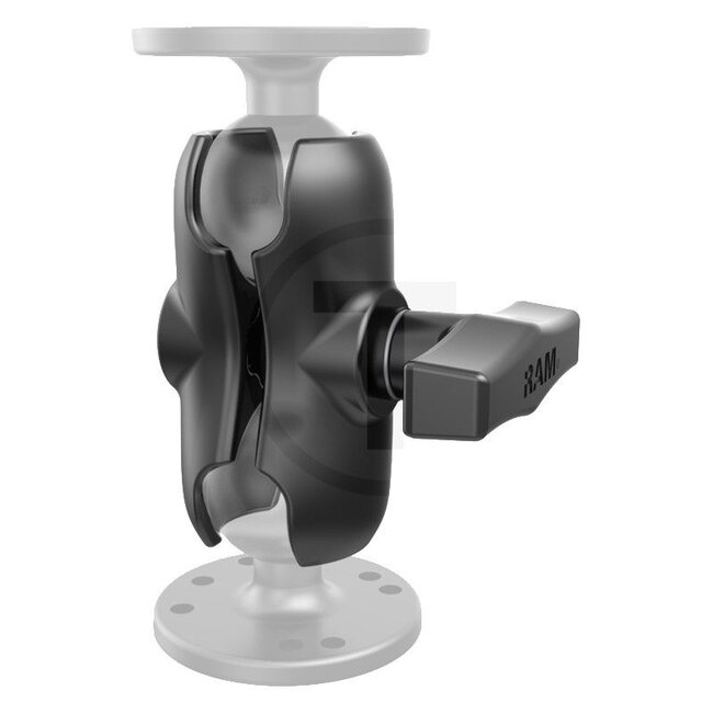 RAM MOUNTS Verbindingsarm - 5070010066 | Afmetingen: • Afstand sokkel-sokkel: ca. 57,2 mm | Materiaal: aluminium (maritieme kwaliteit) | Kleur: zwart | Omschrijving: De verbindingsarmen zijn over de lengteas in tweeën verdeeld. De uiteinden vormen uitsparingen waari