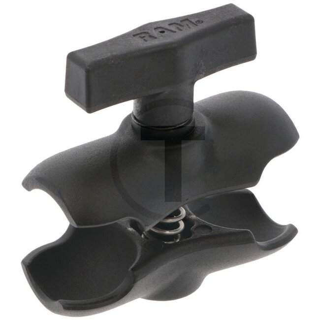 RAM MOUNTS Connecting arm - 5070010066 | Dimensions: • Socket-to-socket spacing: approx. 57.2 mm | Material: Aluminium (marine grade) | Colour: Black | Description: Socket Arms are divided in two along their longitudinal axis. The ends form joint sockets into which