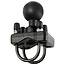 RAM MOUNTS Dubbele klem RVS C-systeem, buizen 25,4 - 31,75 mm, kogel Ø 38,1 mm