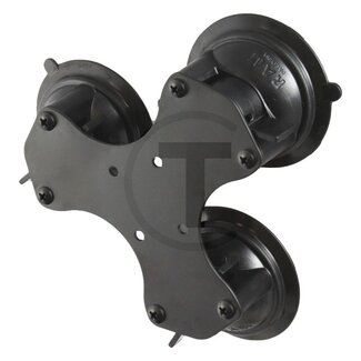 RAM MOUNTS Triple base - Dimensions: Suction foot Ø: 8.3 cm