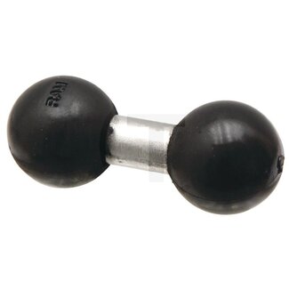 RAM MOUNTS Dubbele kogeladapter B-systeem, kogel Ø 25,4 mm, lengte 65,5 mm