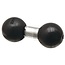 RAM MOUNTS Dubbele kogeladapter B-systeem, kogel Ø 25,4 mm, lengte 65,5 mm | RAM-201U-D