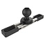 RAM MOUNTS Tough-Track rail w. composite end caps - 5070010222 | Version: Tough-Track | Colour: Aluminiummetallic, schwarz | Description: • Incl. 2 slots for the track balls  | • extruded  | • Allows the equipment to be moved thanks to the simple locking of the ball