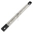 RAM MOUNTS Tough-Track rail w. composite end caps - 5070010224 | Version: Tough-Track | Colour: Aluminiummetallic, schwarz | Description: • Incl. 2 slots for the track balls  | • extruded  | • Allows the equipment to be moved thanks to the simple locking of the ball