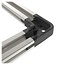 RAM MOUNTS Corner piece 90° for Tough Track rails - 5070010229, RAP-TRACK-EXA-CC90U | Version: Tough-Track | Description: • Connection of two rails + inlet for T sliding blocks  | • The 90° corner piece makes it possible to change the running direction of the rail s
