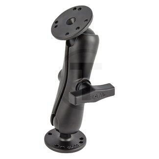 RAM MOUNTS Befestigungs-Set RAM 1,5 Zoll, 2x Round Base, 1x Socket Arm