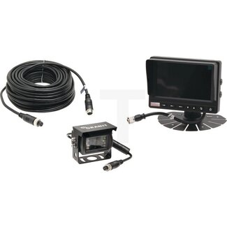 GRANIT Videosysteem 5 inch monitor IP54, camera 130°, 20 m, 10-32 V