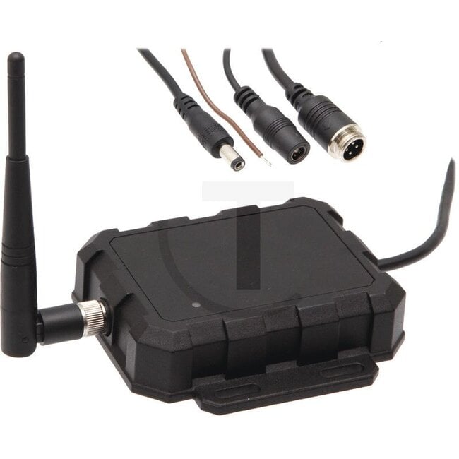 GRANIT Wireless video distributor up to 60 m range - 5070010142 | Technical data: • Transmission frequency: 2.412 MHz-2.484 MH | • Range (without obstacles): 60 m | • Reception delay: &lt;200 ms | • Frame rate: 30 frames/second  | • Video format: CVBS | • Radio
