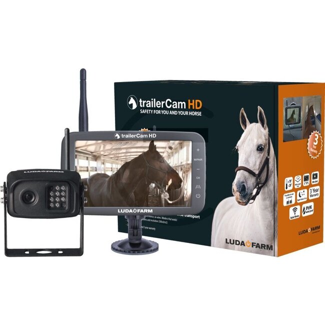 Luda.Farm TrailerCam HD Professional camera system for horse and cattle trailers