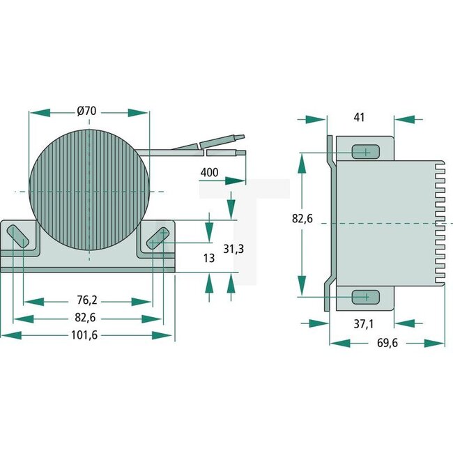 BOSCH Achteruitrijalarm 12 / 24 V, 82-100 dB, 1000 Hz, pulserend