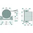 BOSCH Achteruitrijalarm 12 / 24 V, 82-100 dB, 1000 Hz, pulserend