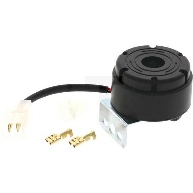 GRANIT Rückfahrwarner 12 / 24 Volt; E-Typ-geprüft; inkl. Montagematerial - 50756376052 | Nennspannung: 12 / 24 V | Lautstärke: 94 dB | Frequenz: 1164 / 1280 Hz | Anschluss: Flachsteckgehäuse | Kabellänge: 0,15 m | Breite: 51 mm | Gehäuse: Kunststoff, schwarz | S