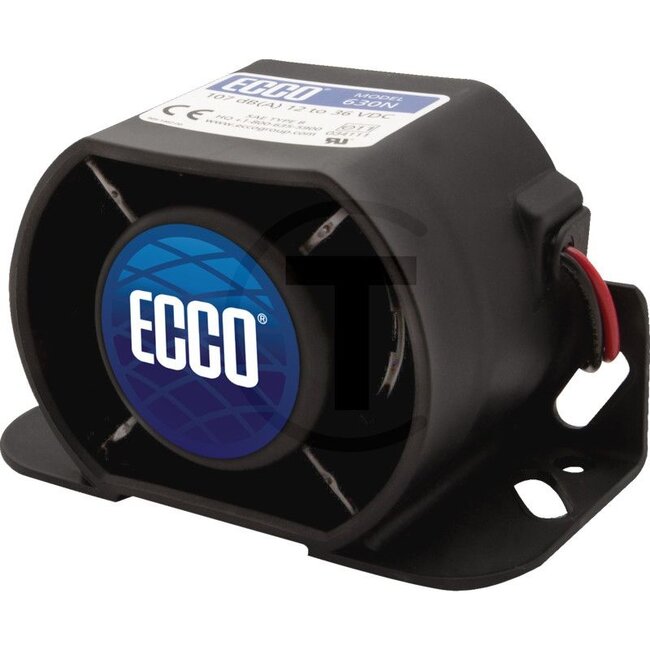 GRANIT Reversing warning system 12/24 V, self-regulating volume - 50756376076 | Nominal voltage: 12 / 24 V | Volume: 82 - 107 dB | Frequency: 1200 Hz | Connection: Open cable ends | Cable length: 0.45 m | Width: 127 mm | Height: 78 mm | Depth: 68 mm | Protection