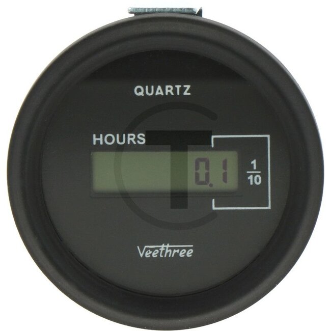 GRANIT Bedrijfsurenteller LCD, digitaal - 60799048, 140901, 1017179, 160897 | Spanningsbereik: 10 - 32 Volt | Telbereik: 0000.0 - 9999.9 Std. | Nauwkeurigheid: ± 0.01 % | Buiten-Ø: 56,5 mm | Kleur: zwart | Materiaal: ABS / polycarbonaat | Uitvoering: 12 / 24 vol