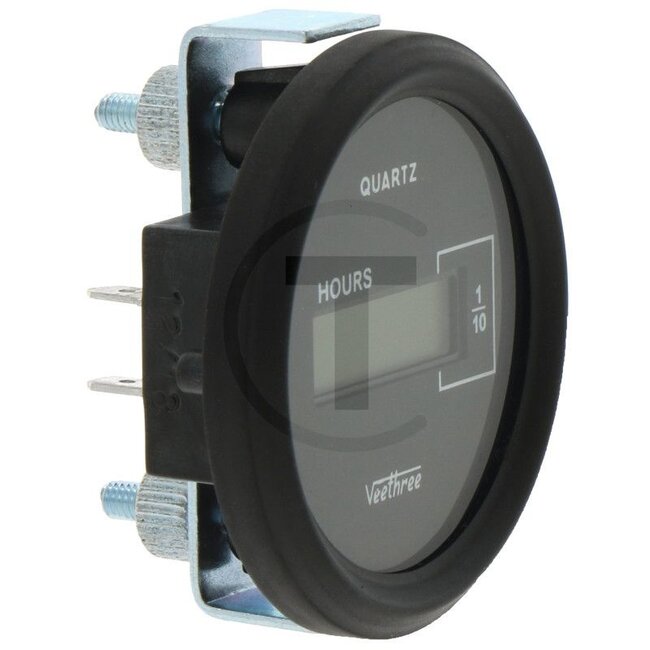 GRANIT Betriebsstundenzähler LCD - digital - 60799048, 140901, 1017179, 160897 | Ausführung: 12 / 24 Volt | Farbe: schwarz | Außen-Ø: 56,5 mm | Material: ABS / Polycarbonat | Genauigkeit: ± 0.01 % | Aufbaumaß: 8,0 mm | Zählbereich: 0000.0 - 9999.9 Std. | Zusatzi