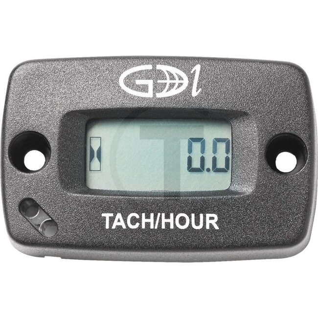 GRANIT Operating hours counter - 37270776 | Dimensions L x W x H: 53,6 x 35,6 x 15,9 mm | Areas of application: Small engines (1/2 cylinder), Motorsports, Off-road vehicles, Lawnmowers, Vibratory plates, Shipping | Function: Speed measurement, Runtime monitoring