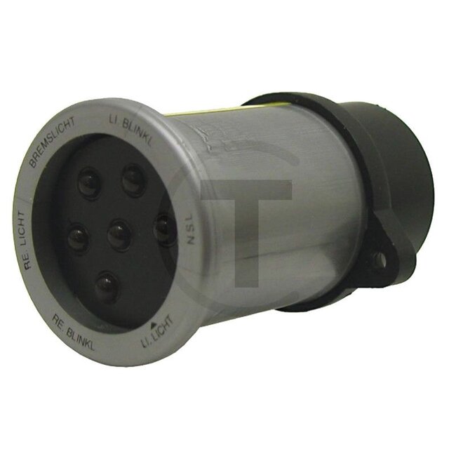 HELLA Socket tester 7-pin - 4558PD 004508001, 8PD004508001 | Version: For testing 7-pin sockets, 12 V, ISO 1724, function display with LEDs, 7-pin | Display: With LED display | Nominal voltage: 12 V | Number of pins: 7 | DIN/ISO: 1724