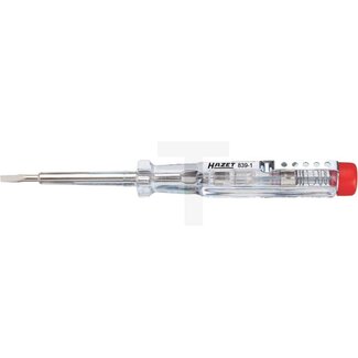 Hazet Prüflampe isoliert 220 - 250 V, 150 mm, Messer 2,8 x 58 mm