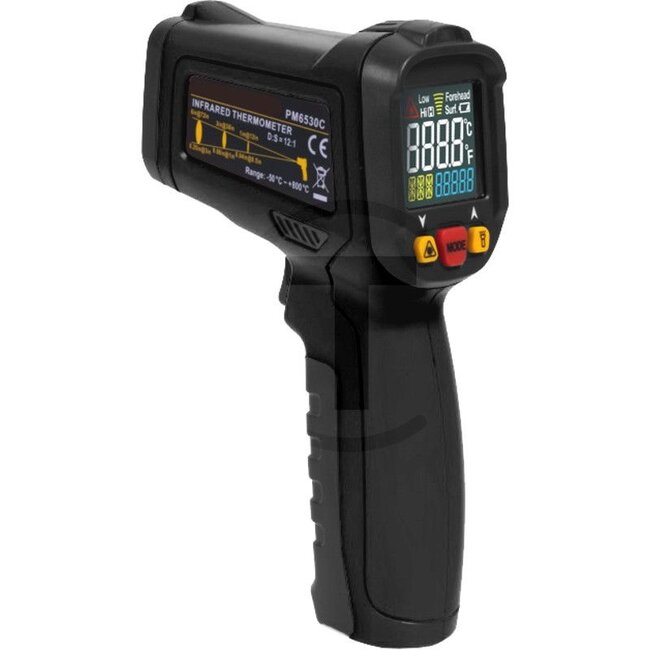 GRANIT BLACK EDITION Infrarot-Thermometer inkl. Aufbewahrungstasche und 9 Volt-Blockbatterie - 50700006 | Beschreibung: Einfaches Handling: zum Messen den Gegenstand oder das Objekt einfach mit dem GRANIT Infrarot-Thermometer anzielen, auslösen und anschließend die Temperatur
