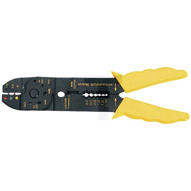 HELLA Kabelschoentang - 4558PE 002006001, 8PE002006001 | Toepassingen: voor geïsoleerde krimpconnectoren | Bout snijden | Strippen | Capaciteit: 0,5 - 6,0 | M2,6-M3,5 | 0,75-6,0 mm² | Passend voor: geïsoleerde krimpverbinders | Doorsnede: 0,5 - 6.0 mm²