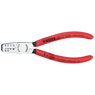 KNIPEX Wire end ferrule pliers - Application: For crimping wire end ferrules DIN 46228 part 1 + 4