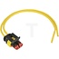 GRANIT Repair kit, plug Superseal with push-on contact housing, seals and cable - 5070010030 | Material: Silicone (cable insulation) | To fit: Fiat  | Lancia | Cross section: 1 mm² | Cable length: 200 mm | Number of pins: 2 | Additional information: • With recep