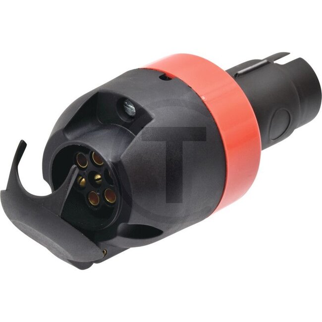 GRANIT LED-adapter - 5070010099 | Stekker: 7-polig | Contactdoos: 7-polig | Technische gegevens: Aansluiting 1: 7 / 12N, aansluiting 2: 7 / 12N, ISO-norm 1: 11452-5, ISO-norm 2: 11452-2, ISO Norm 3: 7637, afmetingen: 147 x 65 mm; met ingebouwde weerstand L x Ø |