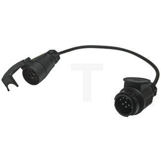 HELLA Adapterkabel 13-pin / 7-pin, 7 x 1,5 mm², 12 V, 0,25 m