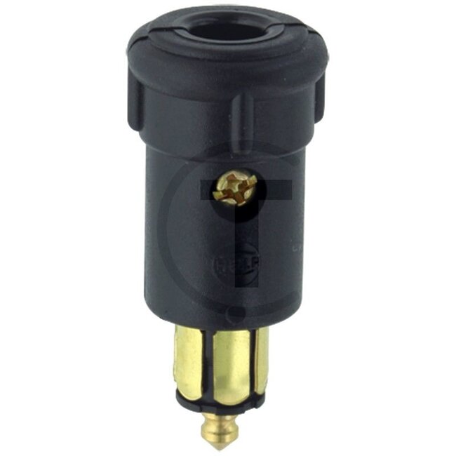 HELLA Plug K 03 - 4558JA 002262003, 8JA002262003, 8JA 002 262-003, 521700 | Number of pins: 2 | Colour: Black | Outer Ø: 12 mm | Material: Plastic | Current: 18 A | For cable cross section: 2,5 mm² | Nominal voltage: 12 - 24 V | Additional information: • With i