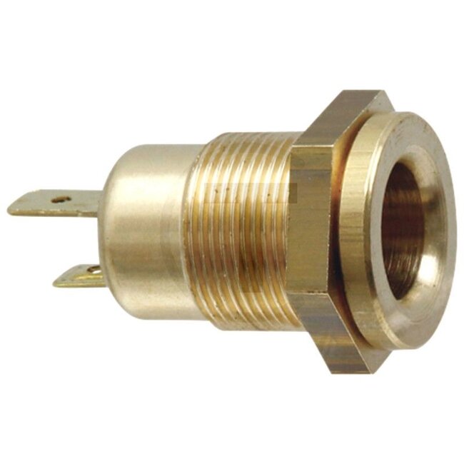 GRANIT Socket - 50743899, 180377 | Number of pins: 2 | Mounting Ø: 18,5 mm | Inner Ø: 12 mm | Current: 8 A | Nominal voltage: 6 - 24 V | Additional information: • Earth via housing  | • For control panel thickness up to max. 7 mm  | • Installation length with pl