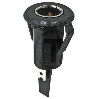 HELLA Flanschdose 2-polig, 8 A, Einbau-Ø 23 mm, DIN/ISO 4165