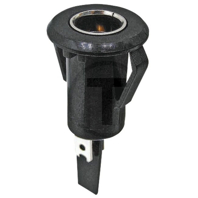 HELLA Socket - 4558JB 002286021, 8JB002286021 | Number of pins: 2-pin | Connection: Flat plug | Power rating max. 24 V: 8 | Mounting Ø: 23 mm | Current: 8 A | Fixing: Einbau | Housing material: Plastic | Additional information: According to ISO 4165 Mounting op