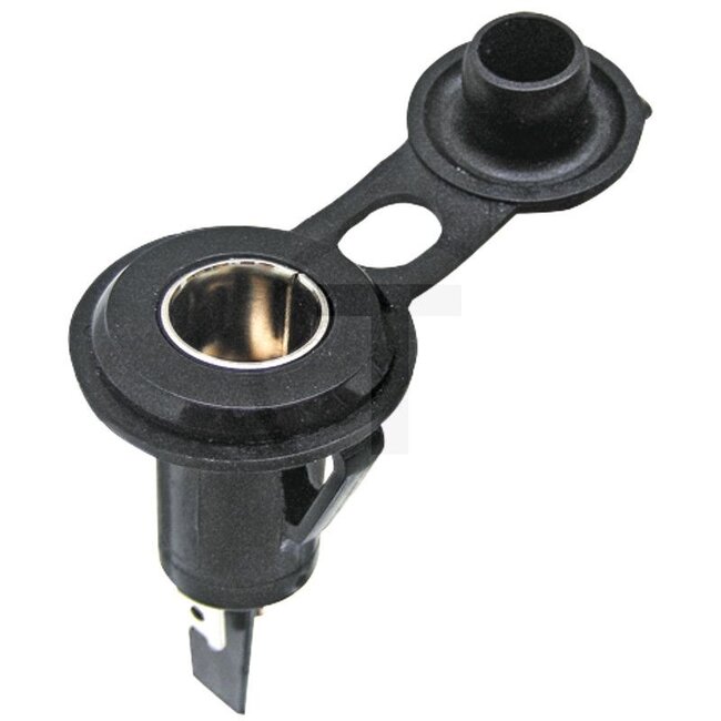 HELLA Socket - 4558JB 002286031, 8JB002286031 | Number of pins: 2-pin | Connection: Flat plug | Power rating max. 24 V: 8 | Mounting Ø: 23 mm | Current: 8 A | Fixing: Einbau | Housing material: Plastic | Additional information: According to ISO 4165 Mounting op