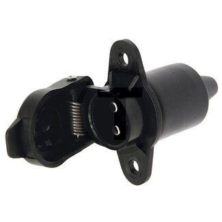 Cobo 2-pin flange socket, 12 / 24 V, 25 A, IP64