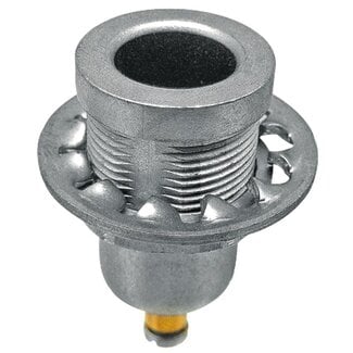 HELLA Socket 2-pin - Version: Metal version, with screw connection, max. power rating 8 A at 24 V