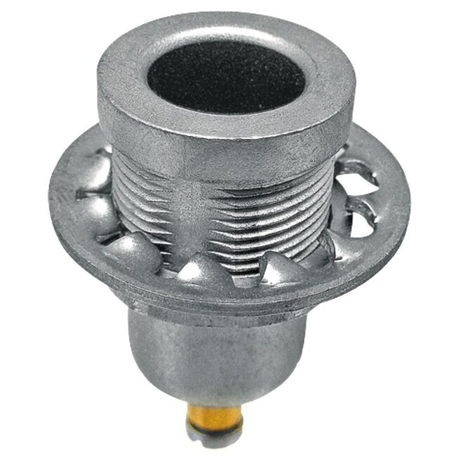 HELLA Stekkerdoos 2-polig - 4558JB 001946031, 8JB001946031, 50155388 | Uitvoering: Metalen uitvoering, met schroefaansluiting, belastbaarheid: maximaal 8 A bij 24 V | Aantal polen: 2-polig | Extra informatie: volgens ISO 4165, inbouwopening 18,5 mm, materiaaldi