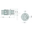 Cobo Plug 3-pin - 22725036200, 180308, G205900900020 | Number of pins: 3