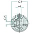 Cobo Socket - 22725038100, 1028172 | Current: 25 A | Nominal voltage: 12 / 24 V | Number of pins: 3
