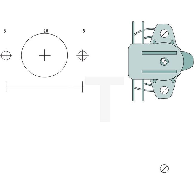 GRANIT Steckdose - 50751305136, 1095432 | Anschluss: Einbau | Stromstärke: 25 A | Schutzart: IP54 | Nennspannung: 6 - 24 V | Kabellänge: 650 mm | Anzahl Pole: 3 | Zusatzinformationen: mit Anschlussleitung