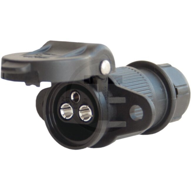 ERICH JAEGER Steckdose 3-polig, 32 A, 6 - 24 V, Kabel 7,0 - 9,0 mm, IP54 | 151288