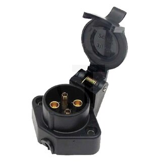 GRANIT Stekkerdoos 4-polig, 6 - 24 V, 16 A, IP5K, kunststof, DIN/ISO 72575