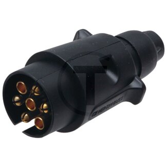 GRANIT Stecker 7-polig Kunststoff Schraubanschluss 16 A, 6 / 12 V