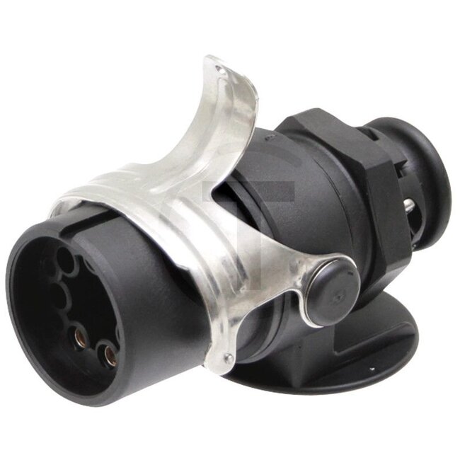 GRANIT Stekker - 50751305555 | Aansluiting: Schraubkontakt | Doorsnede: 3 x 1,5 mm² | Beschermingssoort: IP69 | Netspanning: 24 V | Keurmerk: ADR/GGVSE zugelassen | Aantal polen: 5-polig | Extra informatie: mit Zugentlastung | voor kabel-Ø: 9 - 14 mm | DIN/ISO: