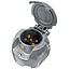 HELLA Steckdose 5-polig, 24 V, 16 A, Metall, DIN/ISO 1724 - 8JB001940001