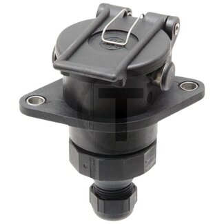 GRANIT Socket 5-pin 3 x 1,5 mm², IP69, crimp contact, ISO 7638-2