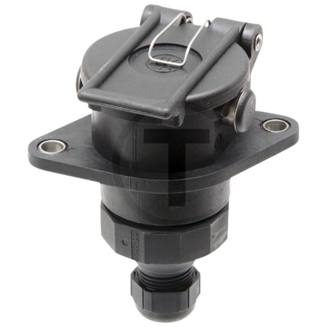 GRANIT Steckdose 5-polig - 50751305250 | Anschluss: Crimpkontakt | Querschnitt: 3 x 1,5 mm² | Schutzart: IP69 | Prüfzeichen: ADR/GGVSE zugelassen | Anzahl Pole: 5 | Zusatzinformationen: mit gedrehten Kontakten | DIN/ISO: 7638-2