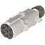 M&K Plug 7-pin - 50751305587, 8JA003831-001 | Version: 7-polig | Connection: Screw connection | Power rating max. 24 V: 16 A (1,5 mm2) | Current: 16 A | Nominal voltage: 24 V | Housing material: Aluminium | Number of pins: 7 | Additional information: With str