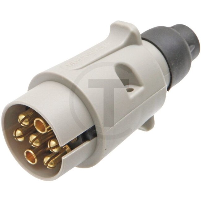 GRANIT Stecker 7-polig - 50751305546 | Nennspannung: 12 V | Anzahl Pole: 7 | DIN/ISO: 1724 | Menke-Nr.: 23089