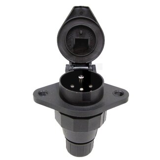 M&K Steckdose 7-polig 24 V, 16 A, nylon, 94 x 66,5 x 91 mm, ISO 1185
